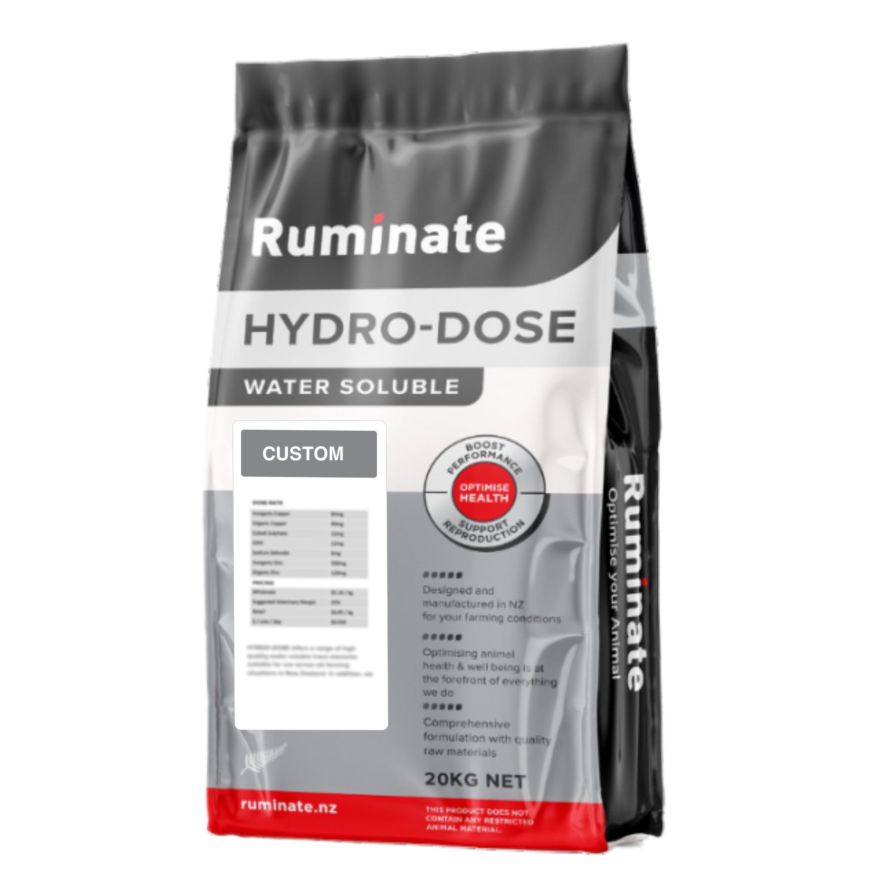 Hydro-Dose® Custom Water Soluble Trace Elements